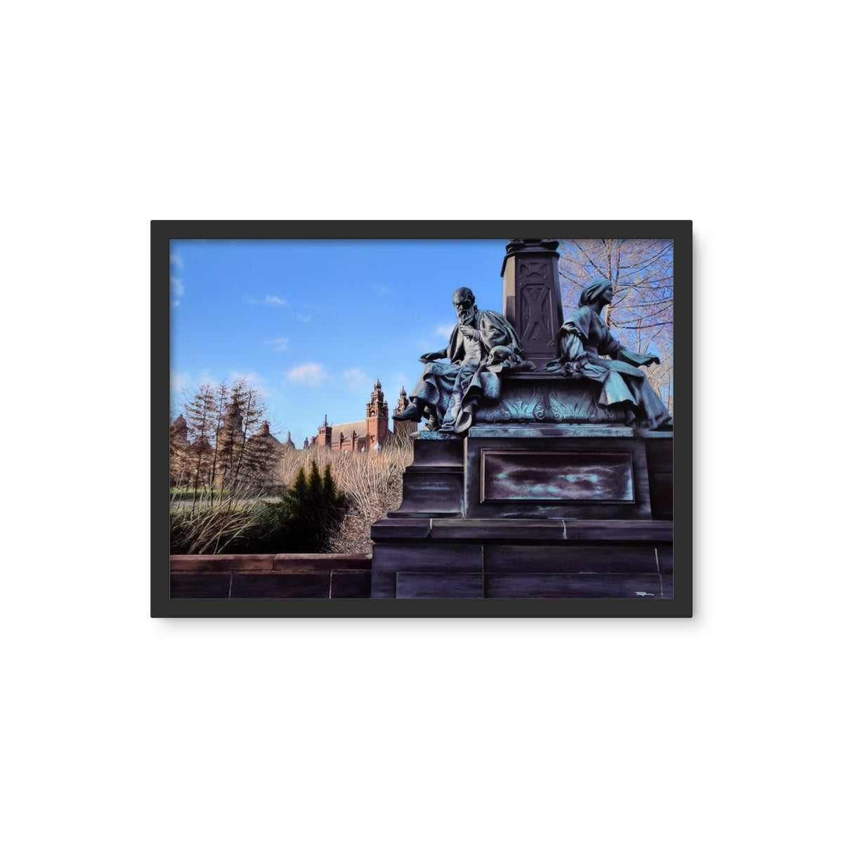 Kelvin Way - Framed Wall Art Tile