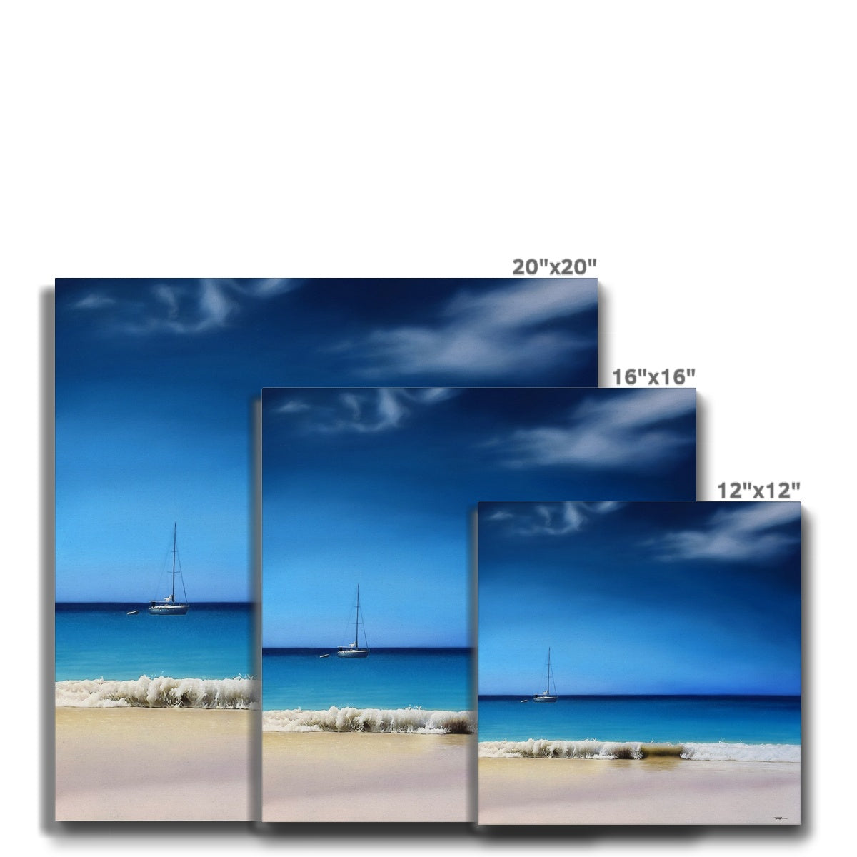 Endless Blue - Canvas