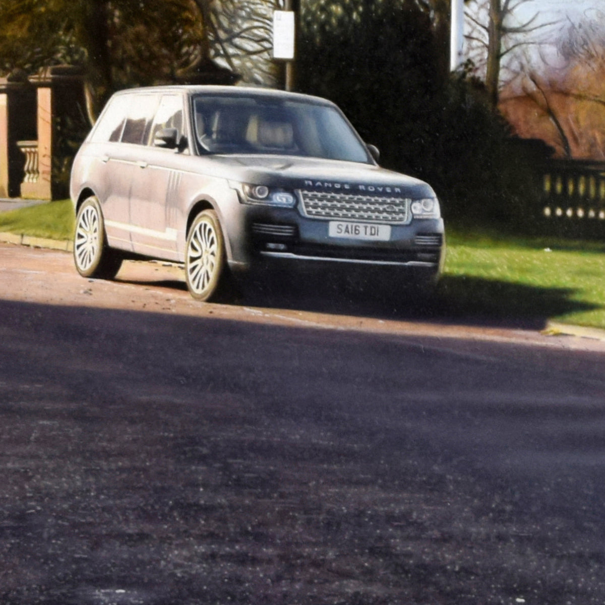 Park Terrace - Framed Canvas