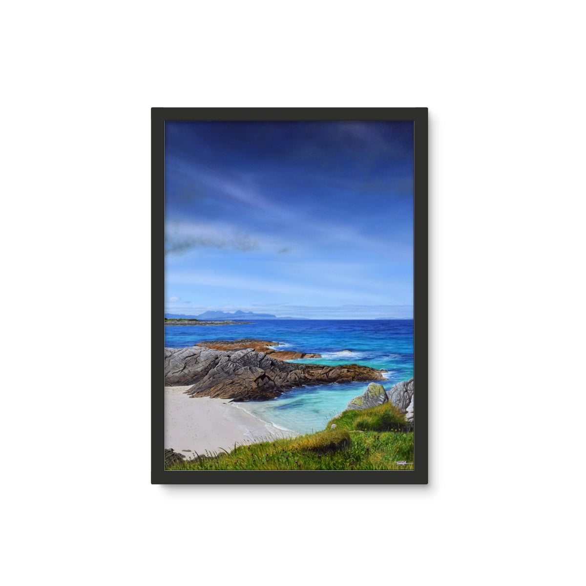 Summer Skies - Framed Wall Art Tile