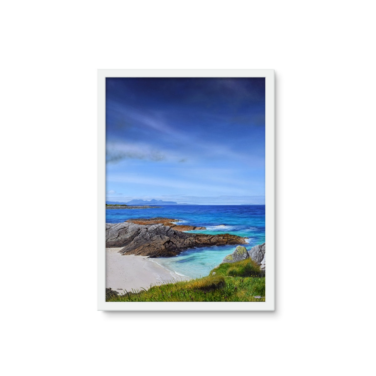 Summer Skies - Framed Wall Art Tile