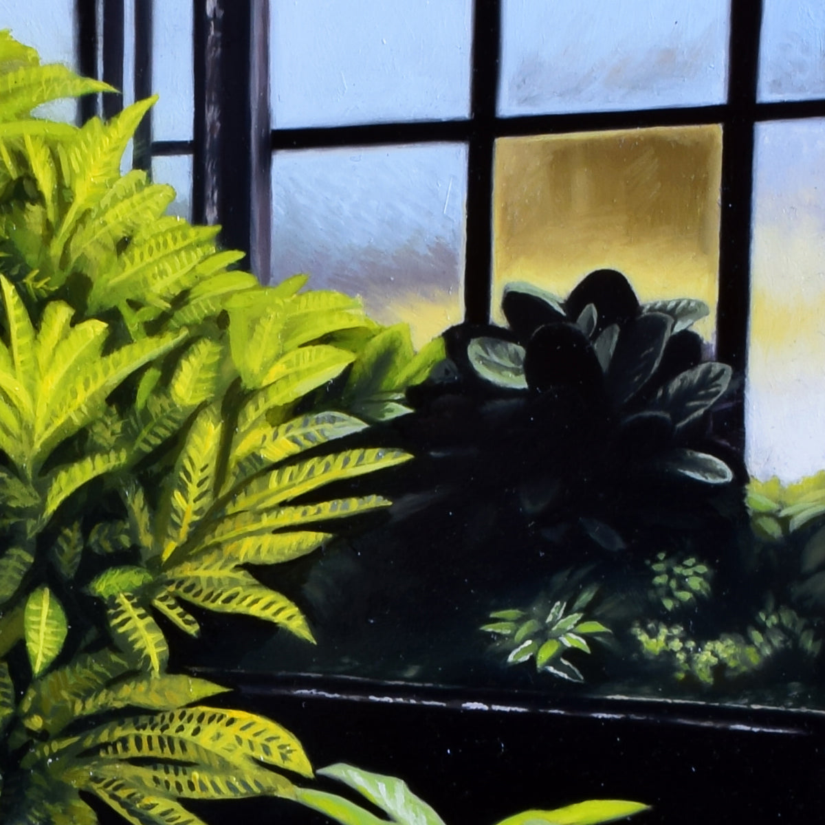 Glasgow Botanic Gardens - Framed Wall Art Tile