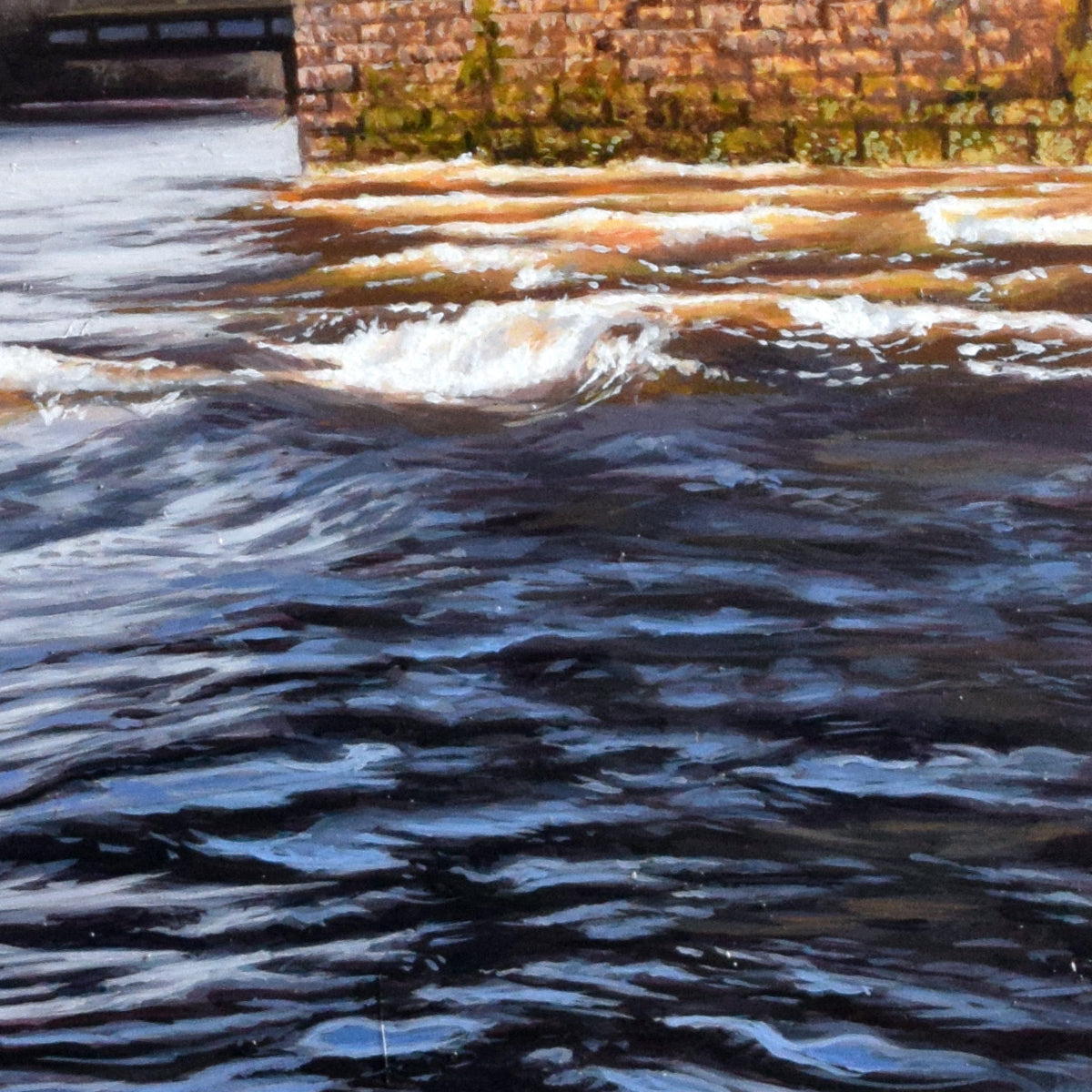 Kelvin Bridge - Framed Wall Art Tile