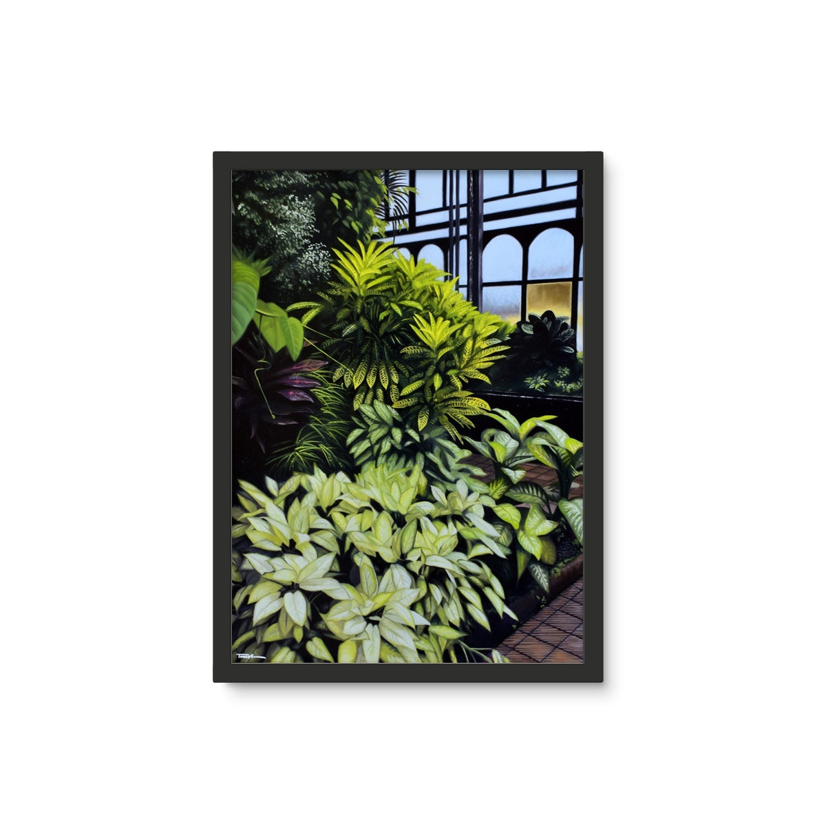 Glasgow Botanic Gardens - Framed Wall Art Tile