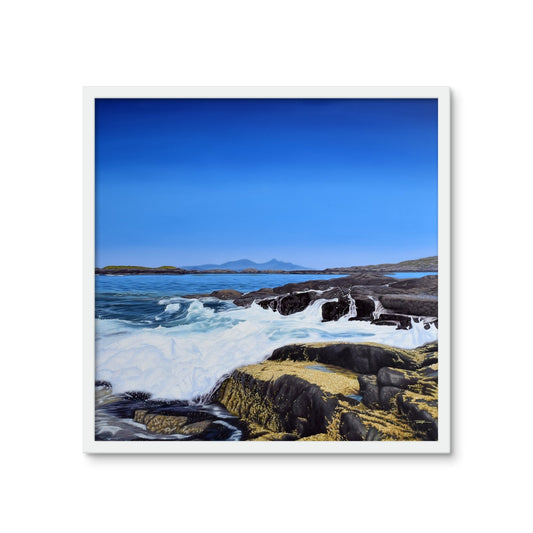 On the Rocks - Framed Wall Art Tile