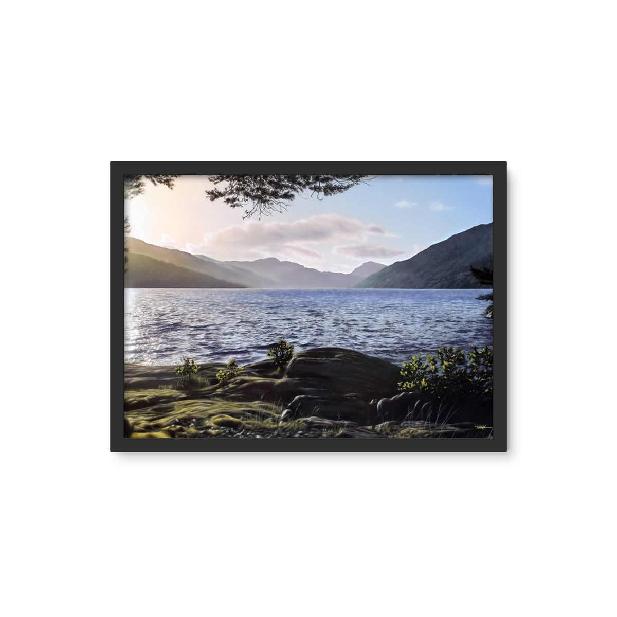 Loch Lomond - Framed Wall Art Tile