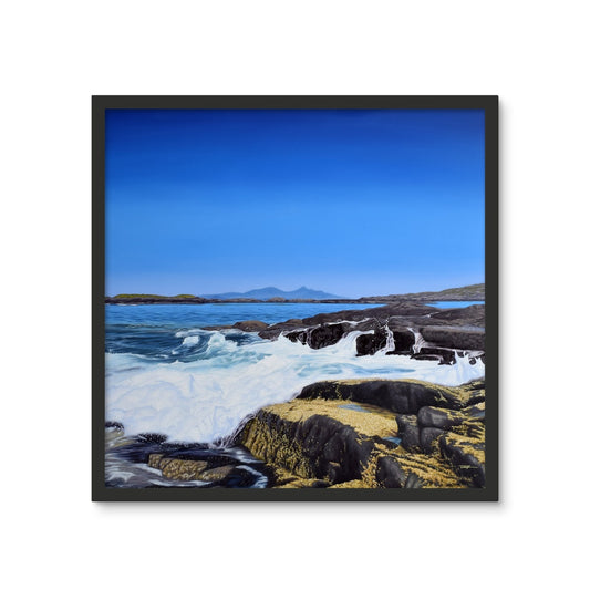 On the Rocks - Framed Wall Art Tile