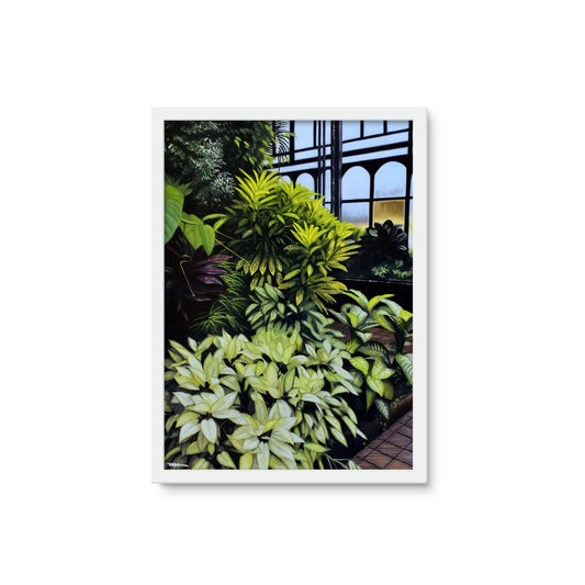 Glasgow Botanic Gardens - Framed Wall Art Tile