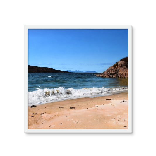 Falling Tide - Framed Wall Art Tile